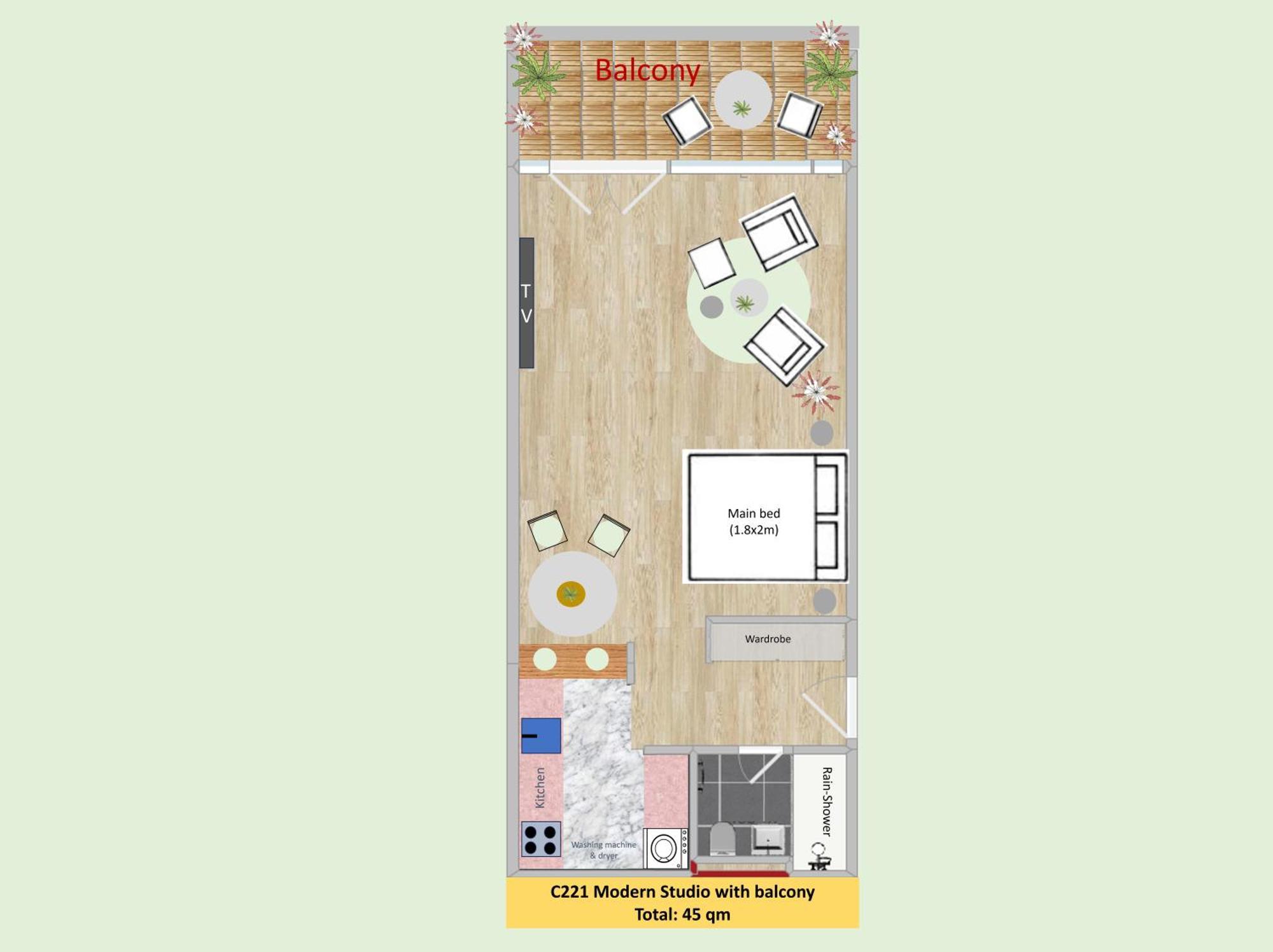 Modern With Balcony Zurigo